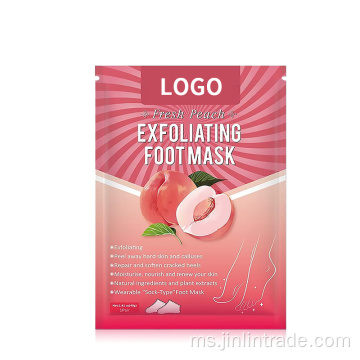 Pelembab dan pedicure Peach Foot Mask Lembaran topeng